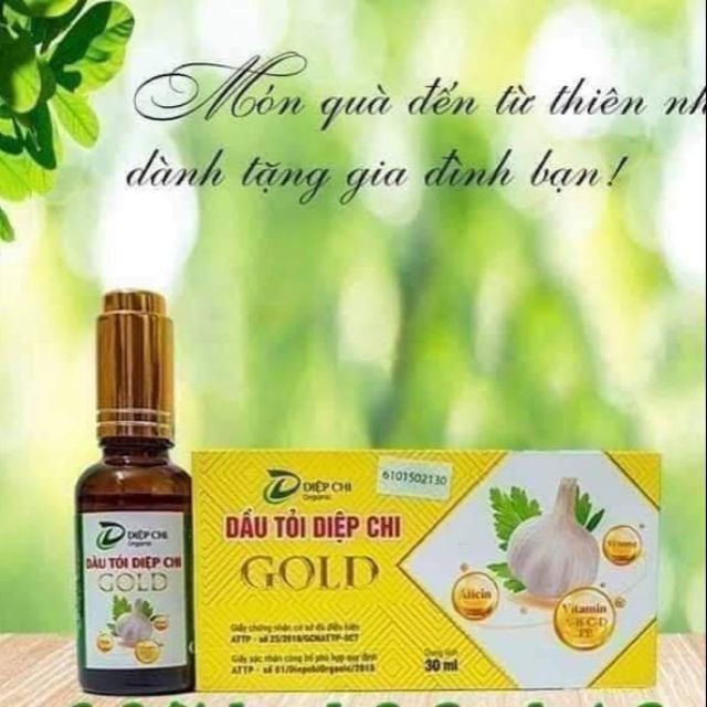 Dầu tỏi Diệp Chi mới