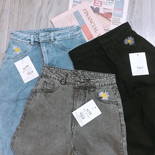 Quần baggy hoa cúc