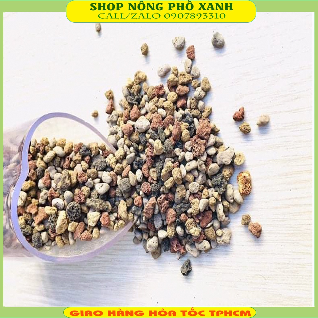 Đất Trồng Akadama Soil Mix Nhật Bản 3-5mm Trồng Bonsai Mini, Sen Đá, Xương Rồng Gói 1kg