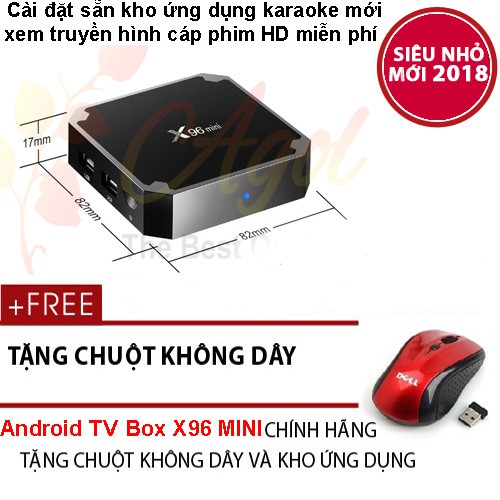 android box x96 mini 5G tặng chuột không dây cài sẵn các ứng dụng xem phim và truyền hình cáp miễn phí vĩnh viễn