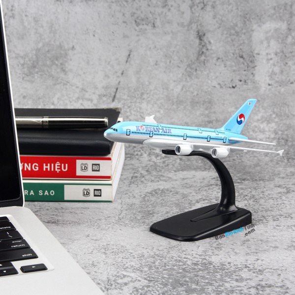 Mô hình máy bay Korean Air 16cm Everfly