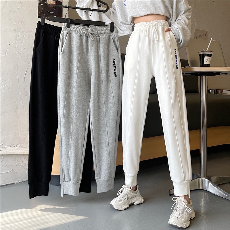 SUXI Quần ống rộng thiết kế mới thời trang mùa thu theo phong cách Hàn Quốc sành điệu dành cho nữ