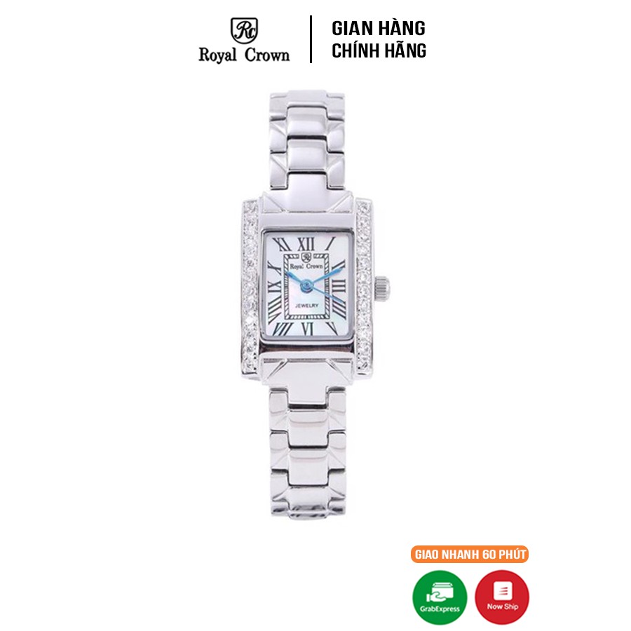 Đồng hồ nữ chính hãng Royal Crown 6306 dây thép