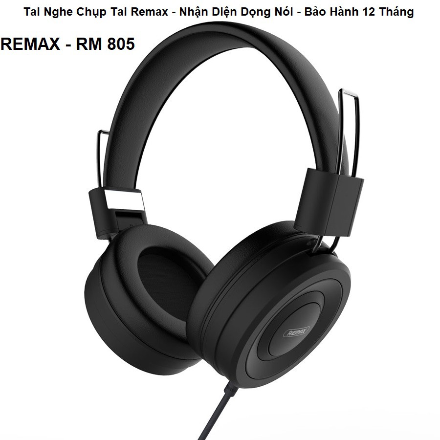 Tai Nghe Chụp Tai Cao Cấp Remax RM-805 Dành Cho Game Thủ Và Nghe Nhạc Cực Đỉnh - Có Video Thật