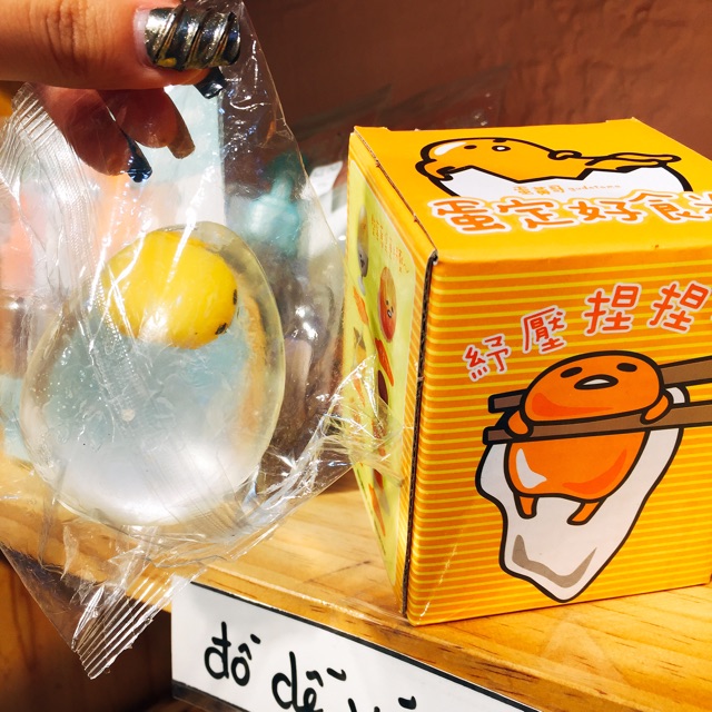 Trứng lười bóp gudetama xả stress (hàng sẵn)