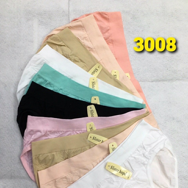 10 Quần lót nữ (3008) dệt kim nâng mông Form trung