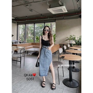 Chân váy bò xẻ sexxy