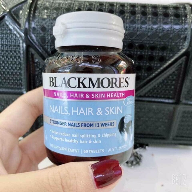 nail, hair and skin blackmores Viên uống đẹp da tóc móng