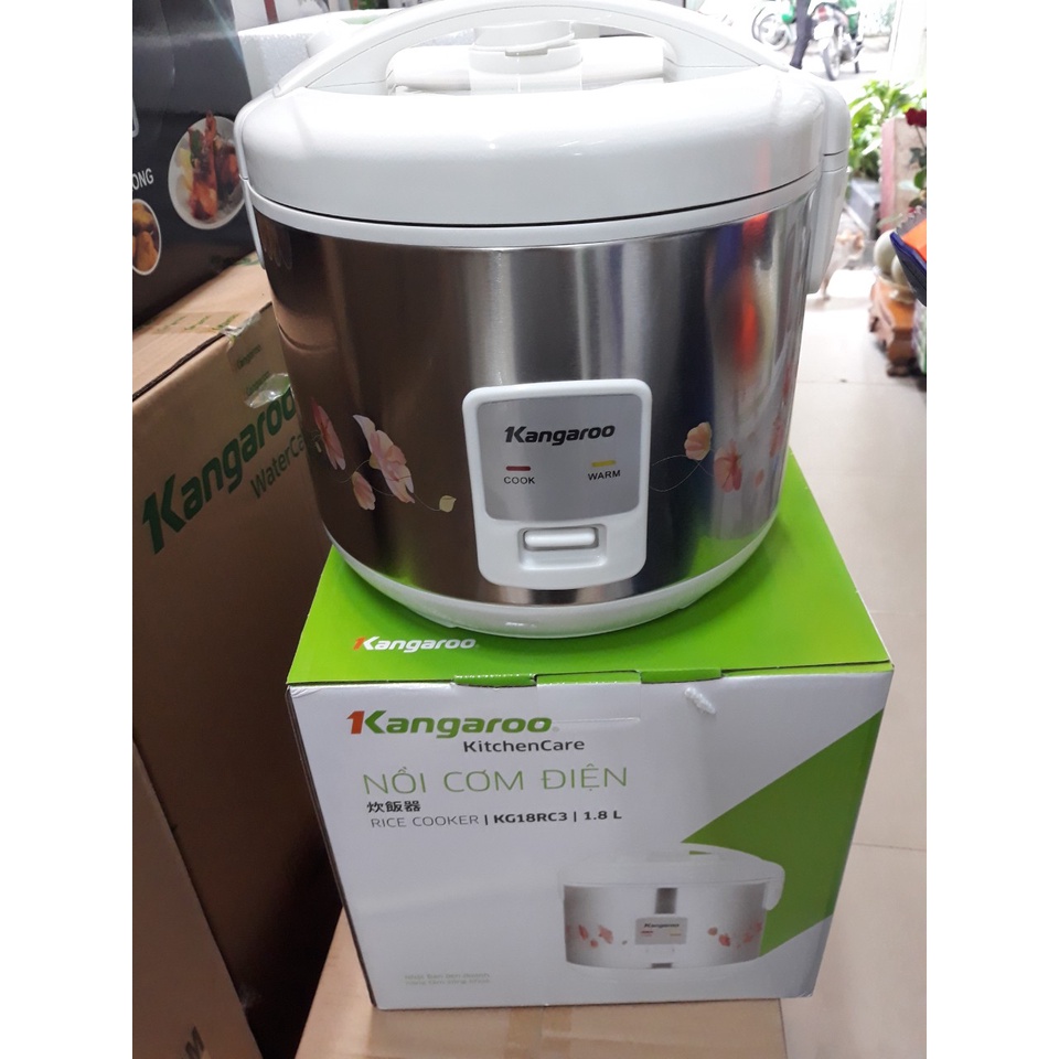 Nồi cơm điện Kangaroo KG18RC3 bảo hành 12 tháng