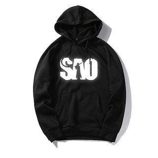 Áo Sword Art Online Áo Hoodie SAO Logo Phản Quang Cực Chất