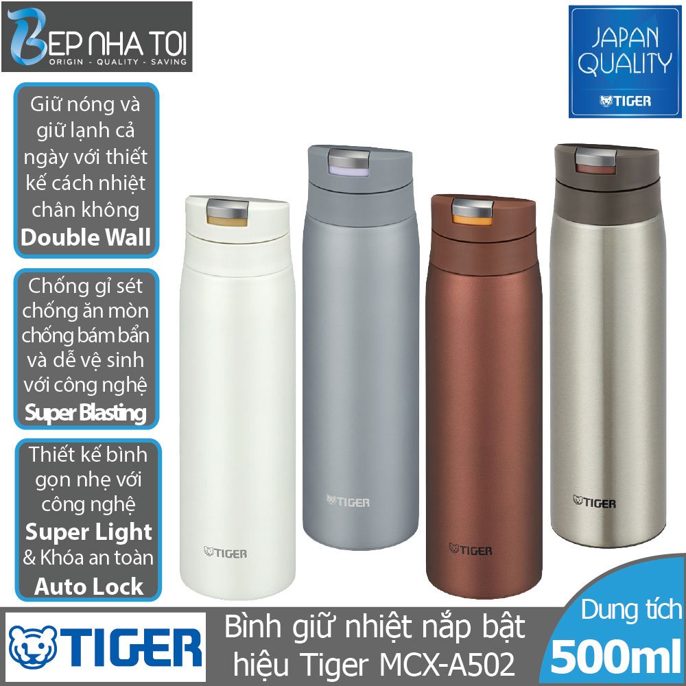 Bình Giữ Nhiệt Tiger MCX-A502 (500ml) - Hàng chính hãng