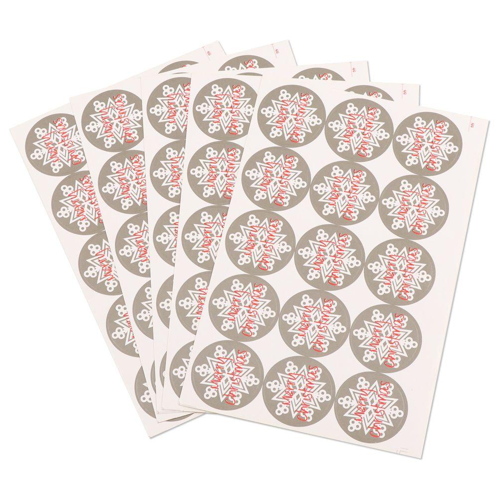 Nhãn Dán Trang Trí Túi Bánh Kẹo Giáng Sinh