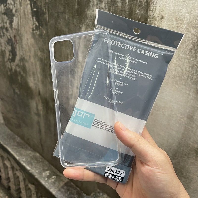 ốp lưng dẻo Gor samsung S22 , S22 Plus,  S22 Ultra,  A22 4G / A22 5G / A32 5G / A52 / A72 bảo vệ cụm camera