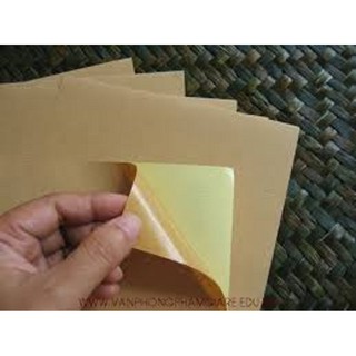 Giấy decal A4 da bò - Tập 100 tờ