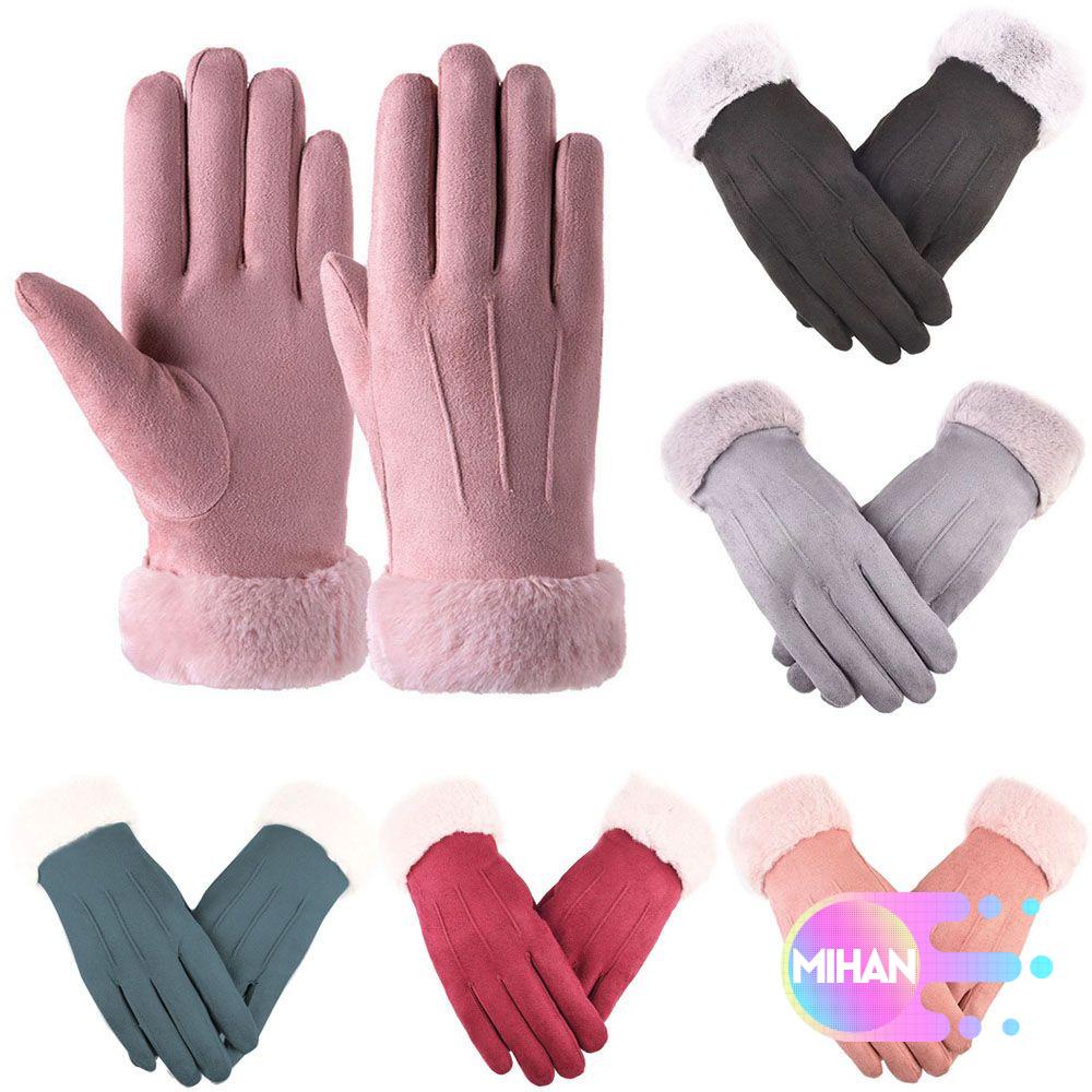 Găng tay lông giữ ấm thời trang MIHAN1 cho nữ