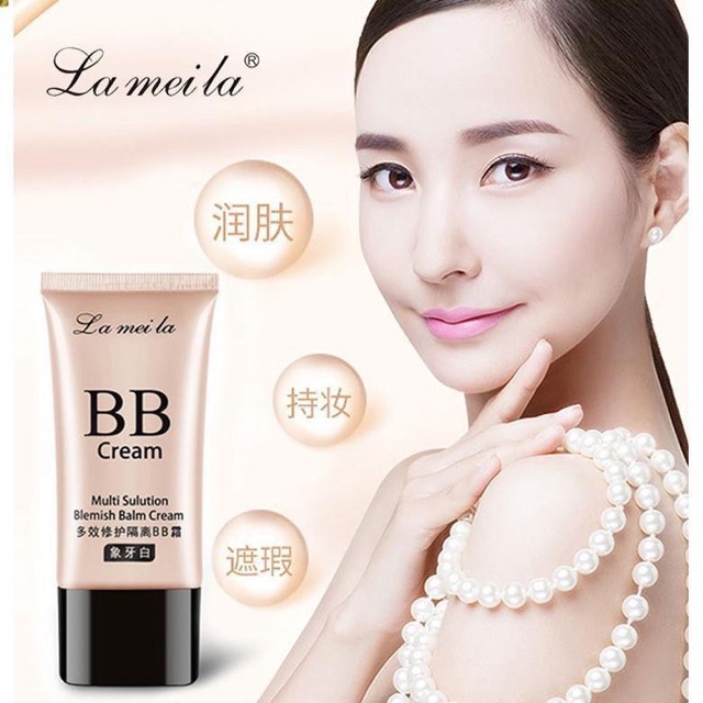 KEM NỀN TRANG ĐIỂM BB CREAM LAMEILA, KEM CHE KHUYẾT ĐIỂM DƯỠNG ẨM