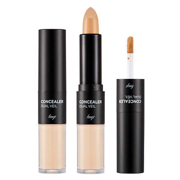 Kem Che Khuyết Điểm Hai Đầu Tiện Dụng The Face Shop Concealer Dual Veil 4.3g