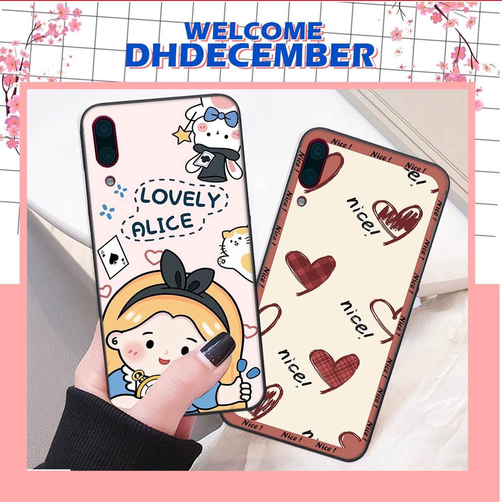 Ốp lưng Huawei Y9 PRO 2019 in hình nice ,good luck happy ốp xinh viền dẻo đẹp chất