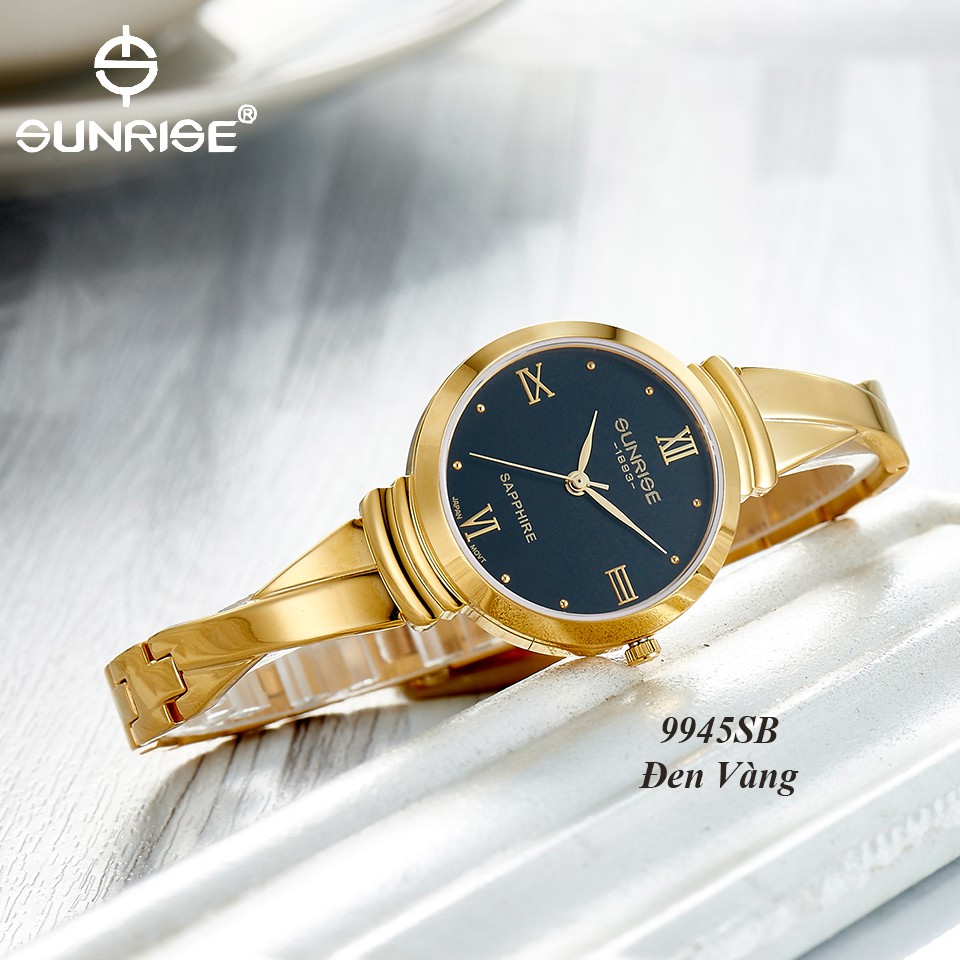 Đồng hồ nữ siêu mỏng Sunrise 9945SB và 9954SA kính Sapphire chống xước chống nước tố | BigBuy360 - bigbuy360.vn