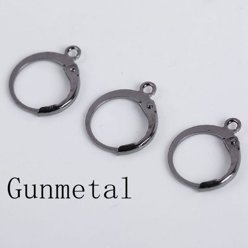 Set 100 Móc Khuyên Tai 14x12mm Bằng Thép Không Gỉ Tiện Dụng