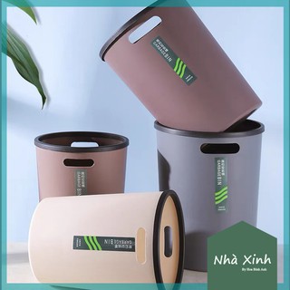 Thùng Rác Phân Loại Có Vòng Đệm Tiện Dụng, Thùng Rác Mini Đơn giản Sang Trọng T72