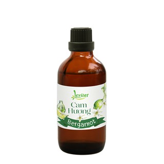 Tinh dầu Cam Hương Leviter 100ml - Bergamot Essential Oil 100ml xông phòng, khử mùi hôi, làm mỹ phẩm