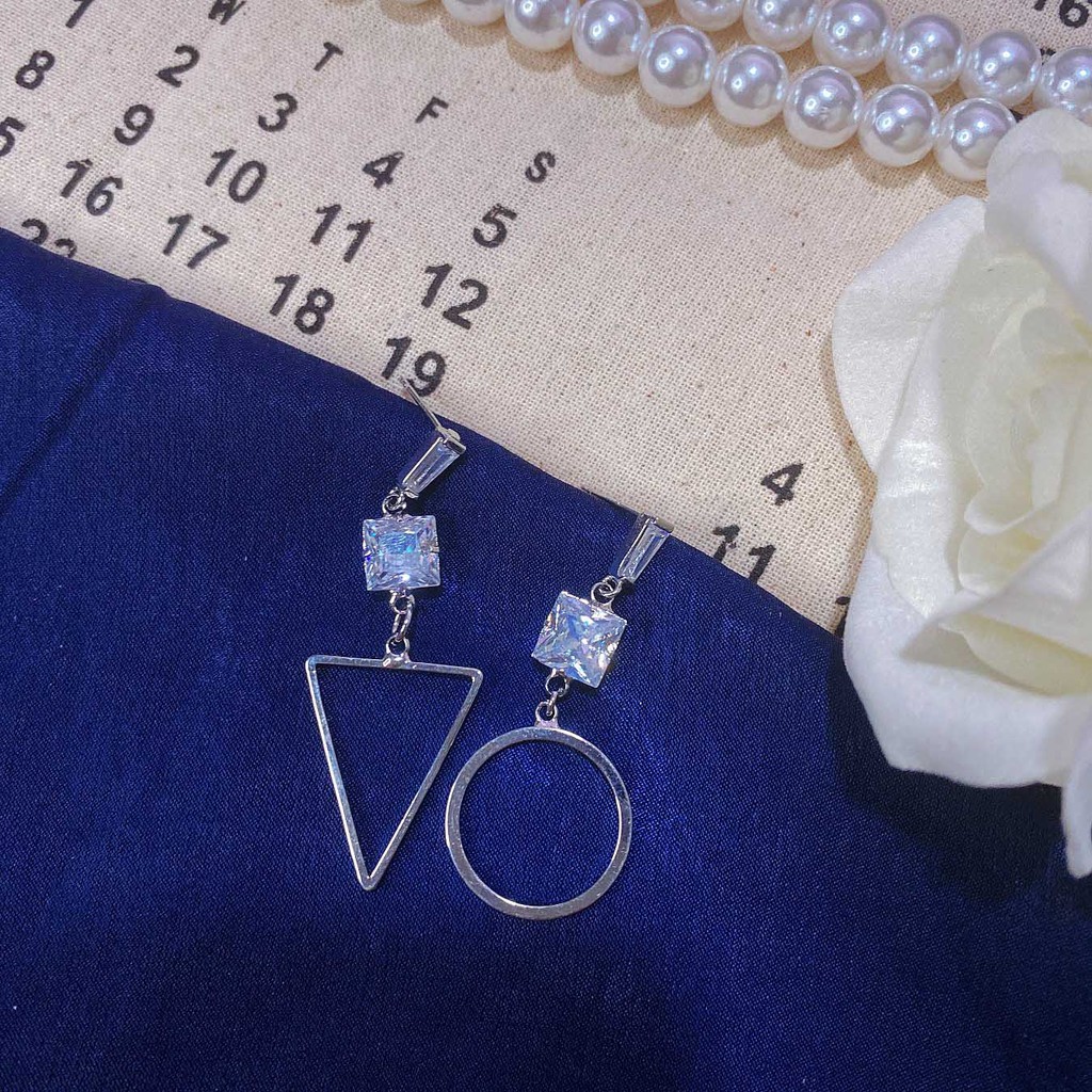 BÔNG TAI NỮ ĐÍNH ĐÁ PHA LÊ SANG TRỌNG HÌNH GIỌT NƯỚC , TIM , NGÔI SAO , TRÒN , TỨ GIÁC , TAM GIÁC 1345