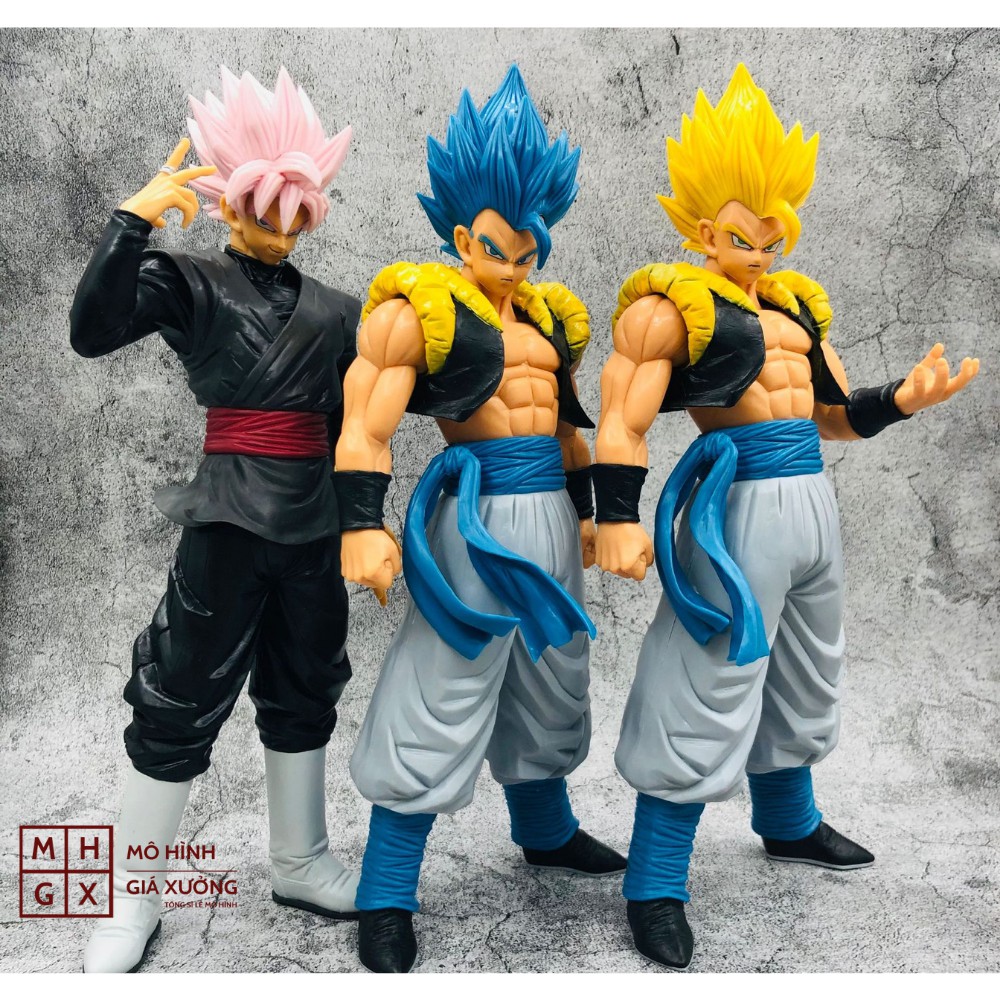 Mô hình Dragon Ball Gogeta tóc vàng hàng siêu chất cao 32cm , figure mô hình 7 viên ngọc rồng , mô hình giá xưởng