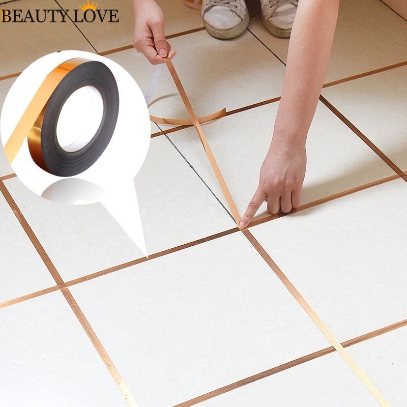 Cuộn 50M / Cuộn Băng Keo Gốm + Gạch Men Chống Nấm Mốc / Băng Keo Dán Trang Trí Nhà Cửa