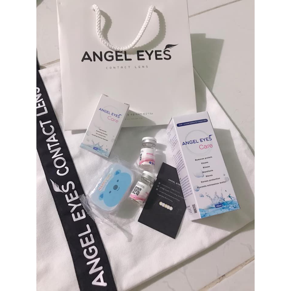 NƯỚC NGÂM KÍNH ÁP TRÒNG - NƯỚC NHỎ MẮT CHO LENS - Angel Eyes Contact lens chính hãng