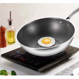 Chảo chống dính vân tổ ong cao cấp size 32cm - lòng sâu - 𝐝𝐮̀𝐧𝐠 đ𝐮̛𝐨̛̣𝐜 𝐜𝐡𝐨 𝐭𝐚̂́𝐭 𝐜𝐚̉ 𝐥𝐨𝐚̣𝐢 𝐛𝐞̂́𝐩