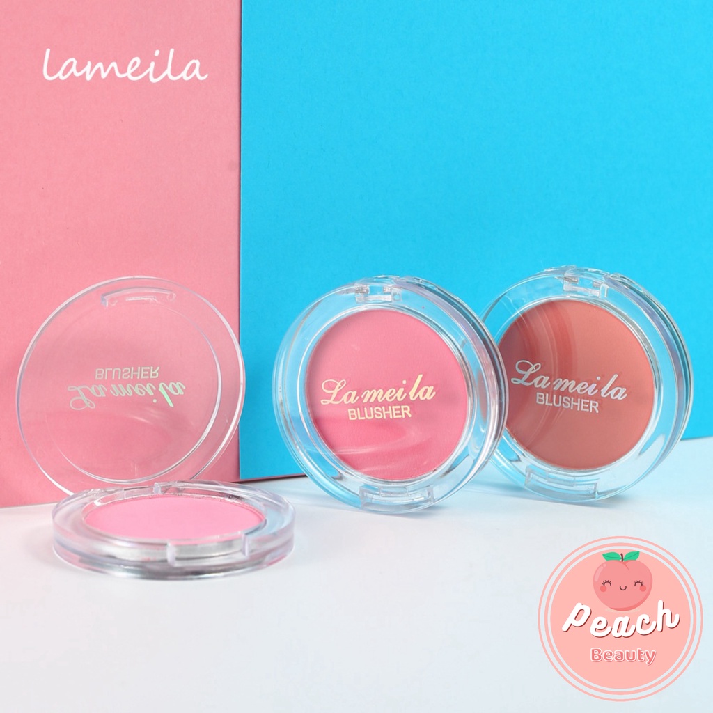 Phấn Má Hồng Phong Cách Hàn Quốc Lameila Blusher Novo Minfei Tông Lì Và Nhũ Color Geometry