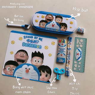 SET BỘ DỤNG CỤ HỌC TẬP 9 MÓN HÌNH DOREMON , KITTY , SPIDERMAN , TSUM TSUM , CAR MCQUEEN (RS-203) CHO CÁC BÉ