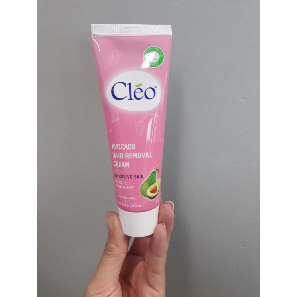 Kem tẩy lông CLEO Sensitive Skin 50g Dành Cho Da Nhảy Cảm / Kem Triệt Lông Nách