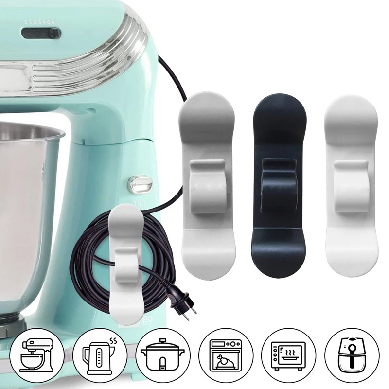 Dụng Cụ Kẹp Dây Cáp Chống Rối Sắp Xếp Gọn Gàng Cho Nhà Bếp Giá Đỡ