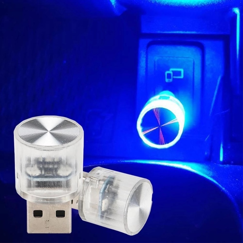 Đèn Led USB Mini Nhiều Màu Trang Trí Nội Thất Xe Hơi