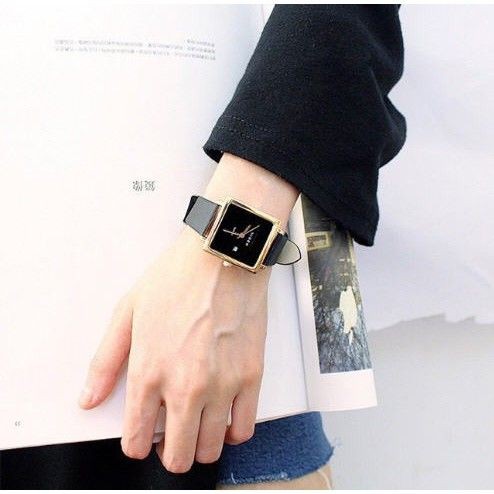 ĐỒNG HỒ NỮ VISER DÂY DA MẶT VUÔNG THỜI TRANG CỰC ĐẸP 2021 | BigBuy360 - bigbuy360.vn