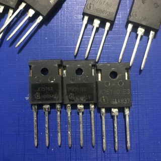 K75T60 Sò IGBT 428W-600V 75A bóc máy 75t60 [ bao sống 100% ]