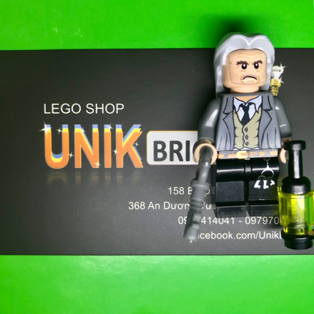 Lego UNIK BRICK Argus Filch - Giám thị trong Cậu bé phù thuỷ chính hãng (như hình)