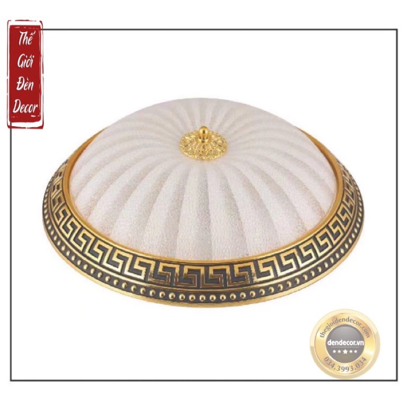 Đèn mâm led ốp trần tân cổ điển trang trí ban công phòng khách