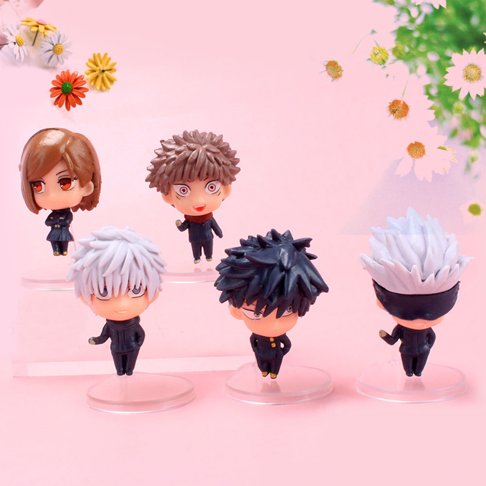 Set 5 Mô Hình Đồ Chơi Nhân Vật Hoạt Hình Jujutsu Kaisen