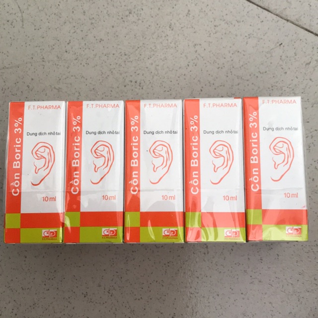 Cồn Boric 3% Nhỏ Tai DP 3/2