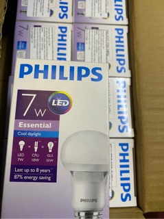 Combo 3 Đèn LED Bulb Philips 7w Essential