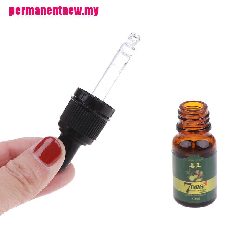 (hàng Mới Về) Tinh Dầu Gừng Chăm Sóc Tóc Chống Rụng Tóc 7 Ngày 10ml