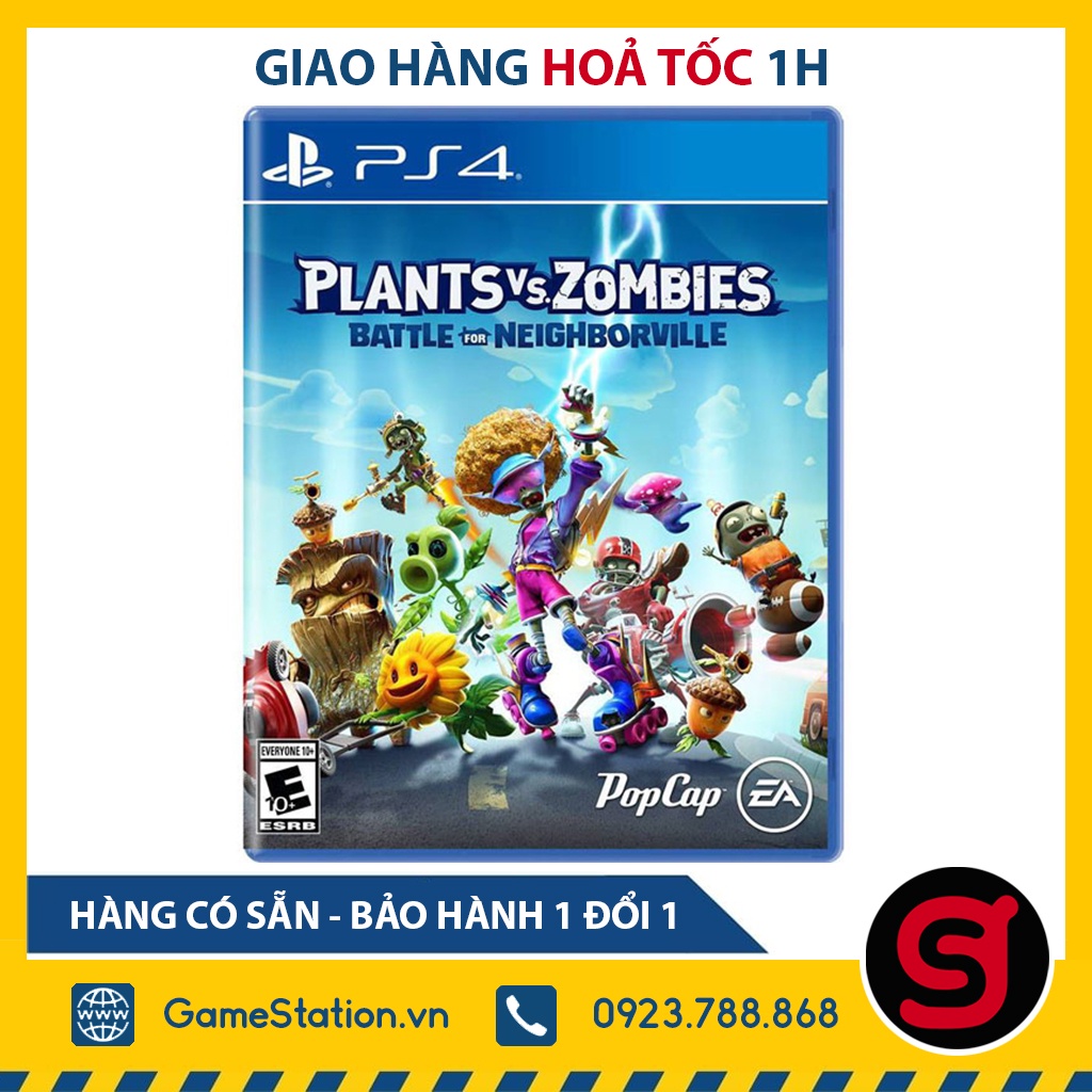 Đĩa Game PS4: Plants vs. Zombies: Battle for Neighborville