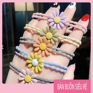 Dây buộc tóc họa tiết hoa cúc bán buôn siêu rẻ - GAU