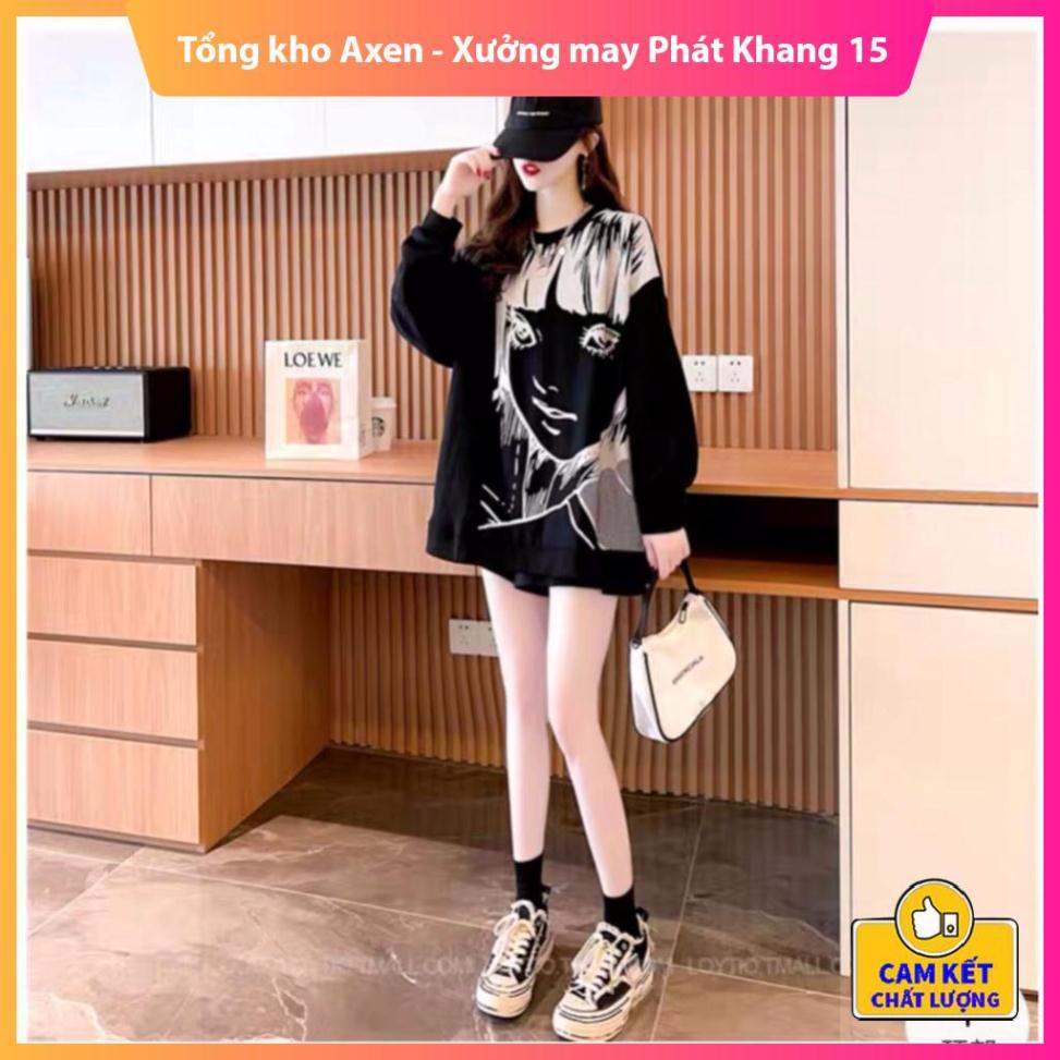 Áo Sweater unisex cổ tròn, tay bồng, chất nỉ bông mềm (A09) SI SLL | BigBuy360 - bigbuy360.vn