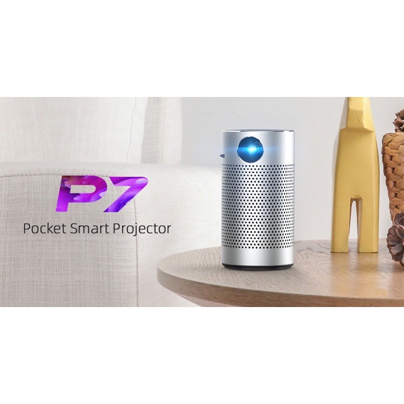 Máy chiếu mini không dây P7 150 inch full HD của hãng Byintek chức năng loa Bluetooth