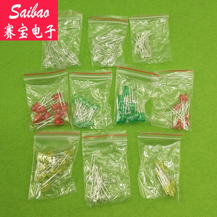 Set 100 Đi Ốt Đèn LED 5mm 3mm X