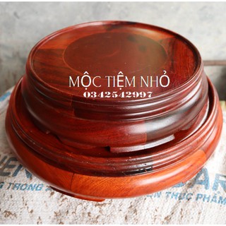 Đôn gỗ hương thờ tự cao 6cm, gỗ hương cao cấp sang trọng